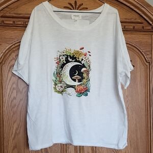 Andree White Celestial Graphic Tee